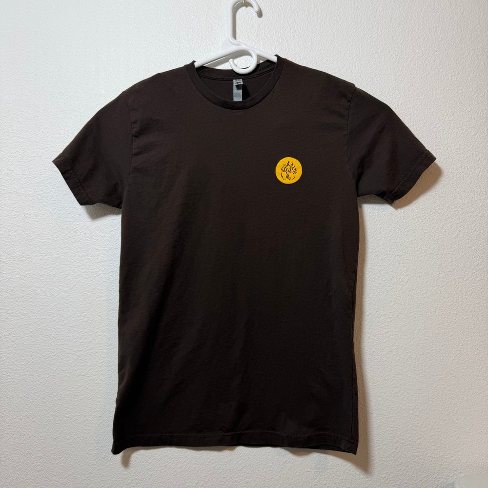 Next Level Apparel Tajima Heart and Soul Brown Graphic T-Shirt Mens Medium